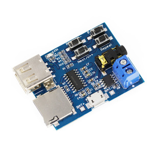 Eingebauter Verstärker MP3-Decoder Board-Modul Verlustfreier Audio-Player mit elektronischer Kits und Module mit TF-Karte und U-Disk-Kompatibilität - Product Image 5