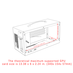 Thunderbolt 4 EGPUエンクロージャ600W PSU Thunderbolt 3 Thunderbolt 5およびUSB4に対応 - Product Image 5