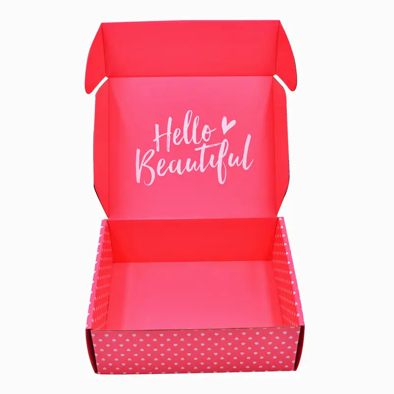 Thank You Beauty-maquillaje cosmético, cuidado de la piel, lápiz labial, brillo de labios, paquete de regalo, envío por correo, caja de papel