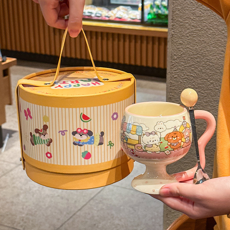Tasse à café ours en céramique