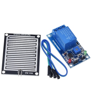 TZT Regenwasser sensor modul DC 5V 12V Relais steuer modul Regensensor Wasser Regentropfen erkennungs modul für Arduino Roboter Kit