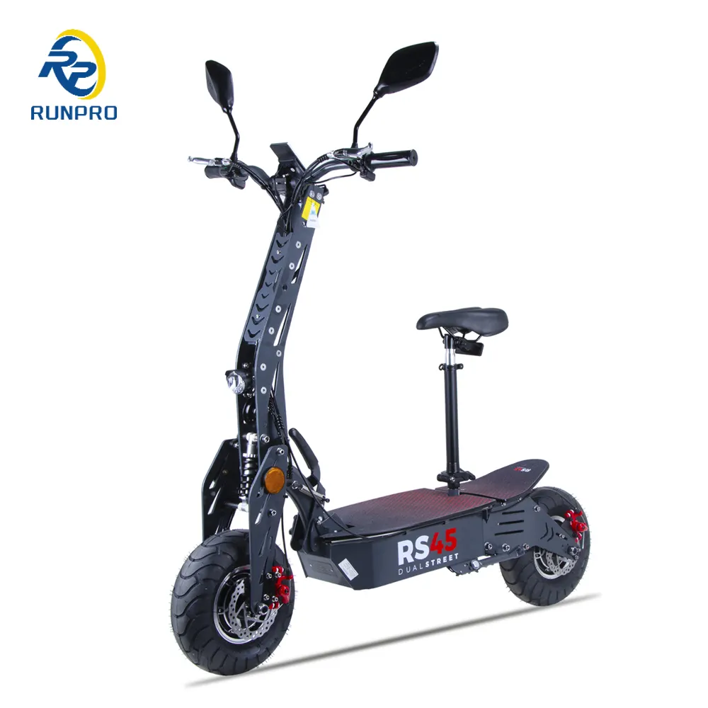 Có Thể Gập Lại Xe Tay Ga Điện 2 Bánh Xe 2000W Đá Xe Tay Ga Điện Gấp E-Scooter Dành Cho Người Lớn Nhanh Chóng Điện Xe Tay Ga