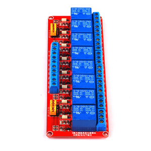 5V 12V 24V Red Version 8 Channel <strong>Relay</strong> Module with Optocoupler Isolation High and Low Level Trigger <strong>Relay</strong> Module - Product Image 1