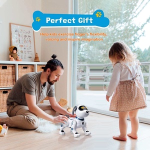 電子玩具ロボット犬1/1プラスチック子供男の子女の子,AIスマートプログラミングリモコンABS音楽機能 - Product Image 4