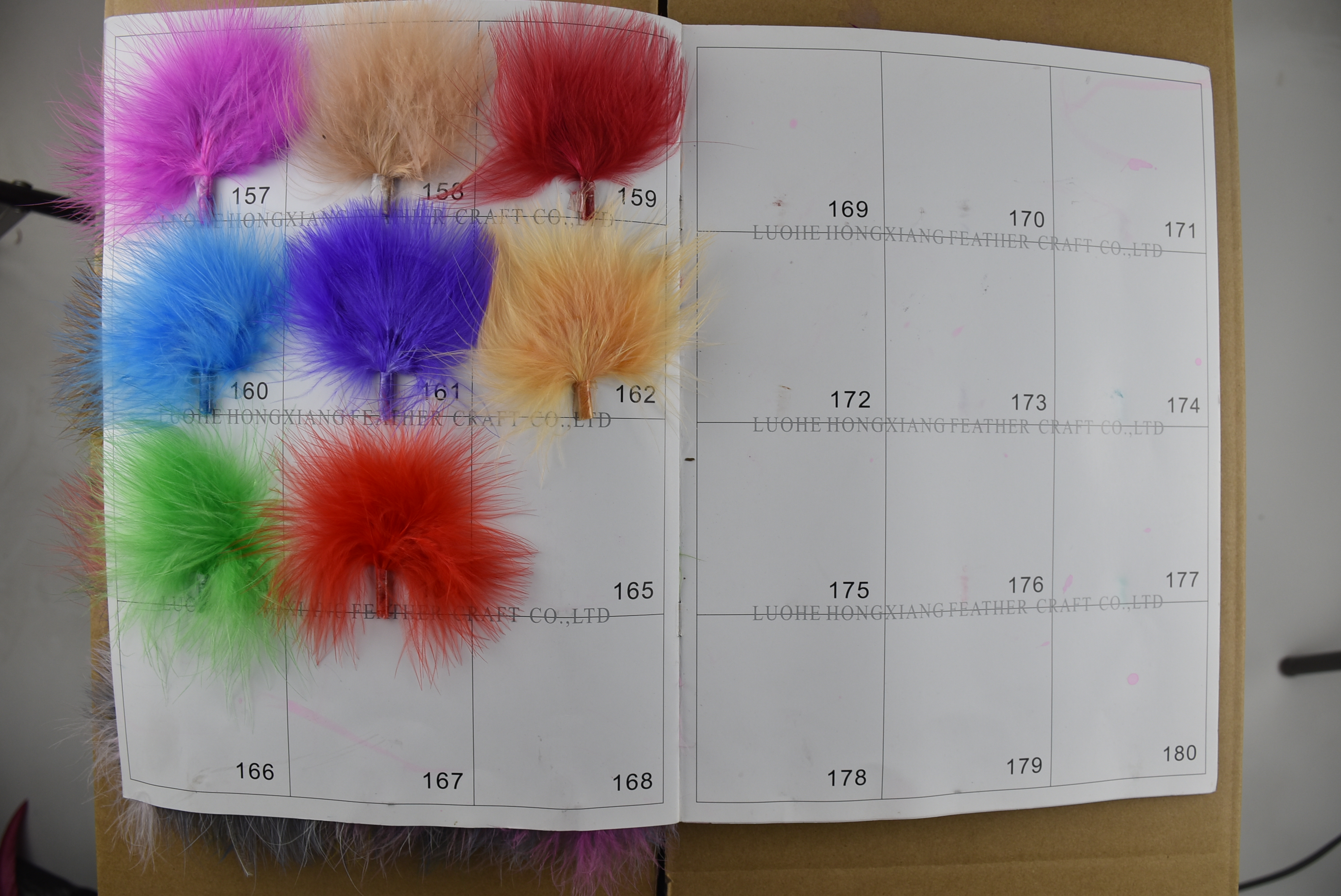 Carte de couleurs 8