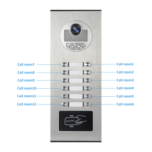 Videocamera di sicurezza con sistema di interfono del monitor videocitofono 12 unità - Product Image 6