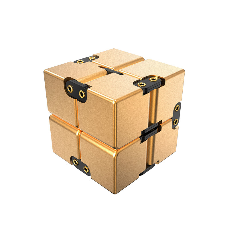 Rivet Infinity Rubik's Cube - Golden