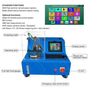Beacon Machine Diesel kraftstoff CRDI QR-Injektor codierung Generieren Sie den Simulator EPS200 Common Rail-Prüfstand