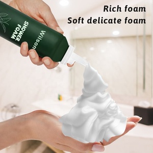 250ml Savon Cosmétique Douche Fouettée Moussant <span class=keywords><strong>Gel</strong></span> Douche Mousse Corps Lavage Bain Nettoyant Acide Aminé Hydratant Lotion Éclaircissante - Product Image 4