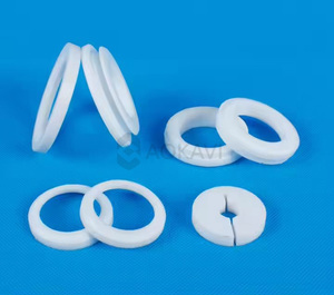 PTFE ürünleri için PTFE özel şim yıkayıcılar PTFE plastik aksesuarlar CNC işleme veya sıkıştırma kalıplama işlemi - Product Image 4