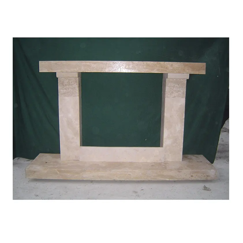 Cheap Price Shabby Chic Wooden Color Turkey Fancy Marble Fireplace Mantle