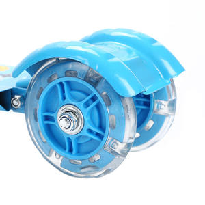Büyük tekerlekli ayaklı scooter ile led ışık, ucuz fiyat 2 ön tekerlekli ayaklı scooter , kick scooter iki 200mm tekerlekler - Product Image 4