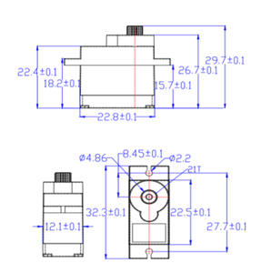 9g Micro Servo 360 rotazione continua per braccio Robot educazione adatta RC elicottero aereo auto barca per progetto Raspberry Pi