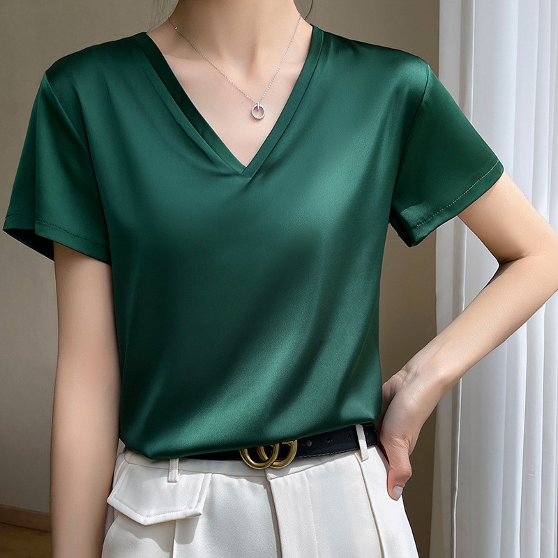 Dark Green v neck