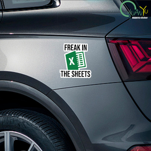 Pegatinas Reflectantes Impermeables para Oficina, Software de Procesamiento de Datos Excel, Hoja de Cálculo PARA EL Cuerpo, Pegatinas PARA EL Coche, Uso en Motocicleta - Product Image 4