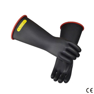 Wholesale Hand Protection Dielectric Insulation <strong>Gloves</strong> Class 00 0 <strong>1</strong> 2 3 4 Rubber Electric Insulating <strong>Gloves</strong> for Electrician - Product Image 4