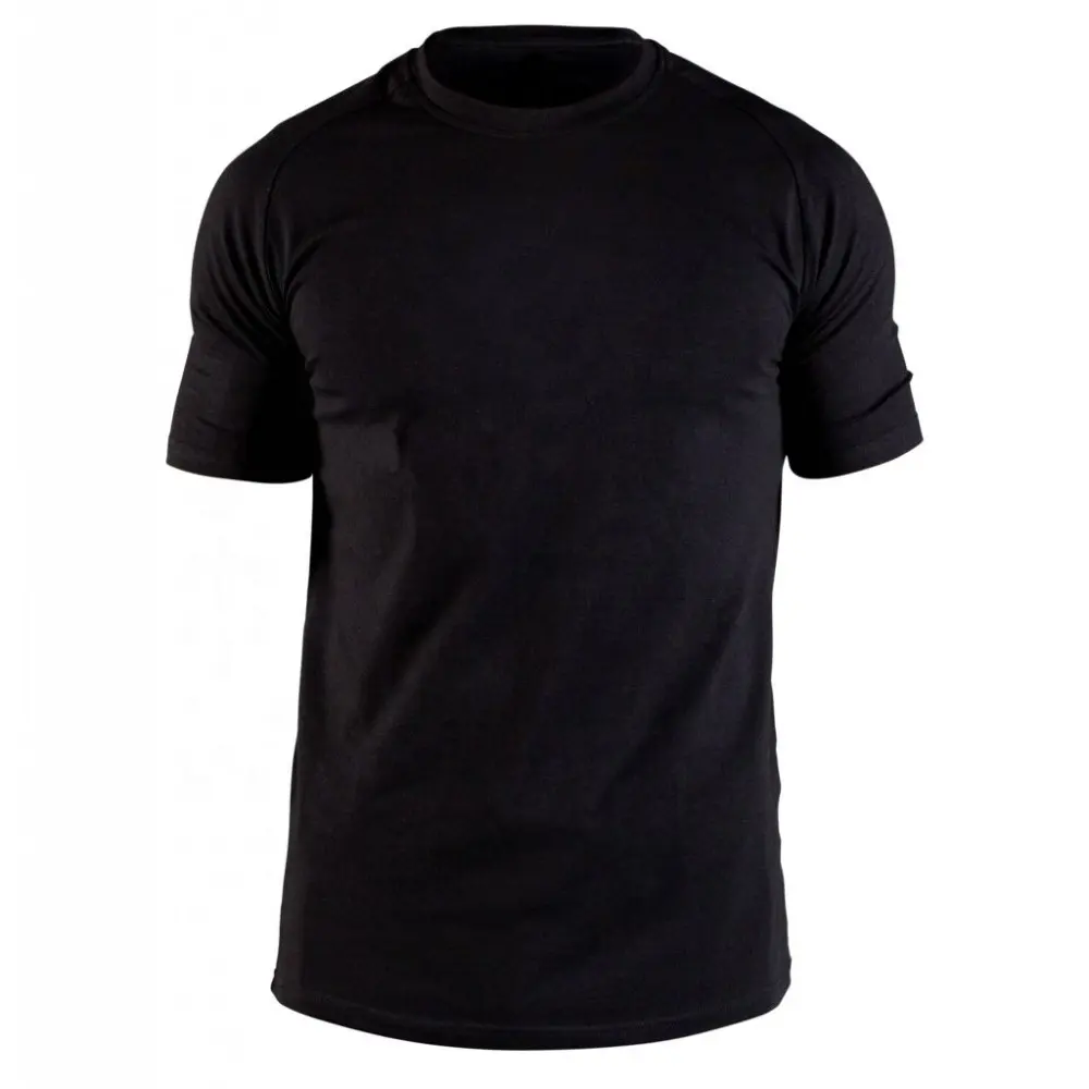 コットンTシャツブラックカラーのコスチュームは、あなたの会社のロゴとあなたの個人的な店のロゴ付きの高品質のジャージを要求します