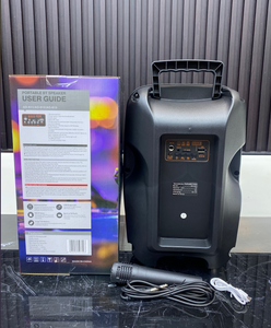 8-Inch Wireless RGB LED DJ Sound <strong>System</strong> Portable Multifunctional MIC Outdoor Karaoke Parties Home Theater DC Battery <strong>Operated</strong> - Product Image 3