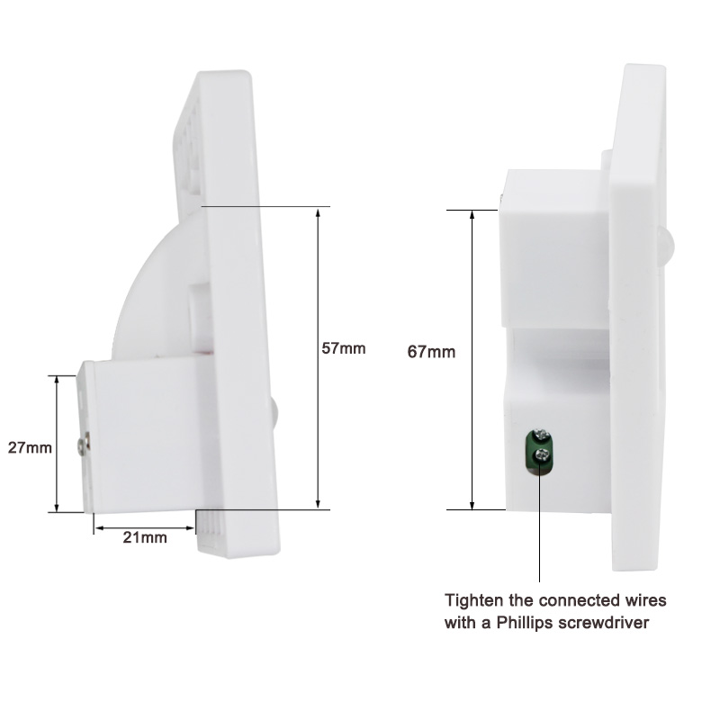 Hotel hotel 86 type embedded led nachtlampje gangpad traptrede licht thuis menselijk lichaam inductie voet licht gevoel warm