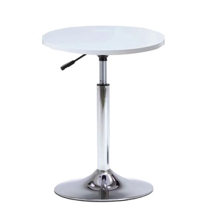 明豪制造高桌独立杆升降旋转桌椅组合咖啡餐桌 - Product Image 1