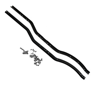 Chất lượng cao 1/10 SCX10 RC Crawler nâng cấp Phụ tùng phụ kiện 2 cái thép không gỉ dầm bên khung gầm khung ray dầm - Product Image 1