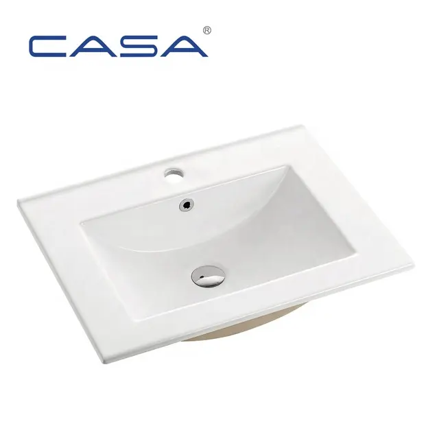 Moderno personalizzato OEM ODM bianco Top Art lavabo bagno lavabo da tavolo lavabo in ceramica