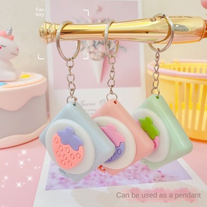 Tùy chỉnh phim hoạt hình PVC xách tay mini <span class=keywords><strong>Tape</strong></span> đo cho đo lường đo lường, dễ thương Keychain Mặt dây chuyền - Product Image 3