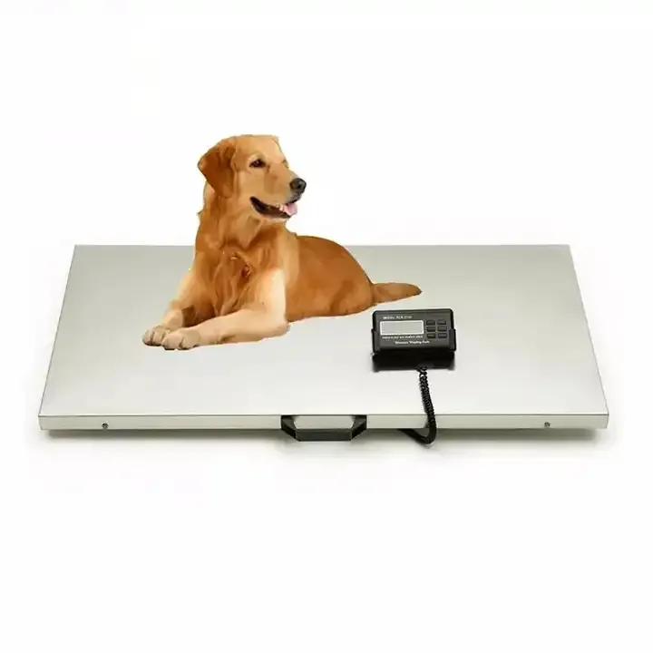 300kg 500kg Grande Plataforma Eletrônica Pet Animal Escala Balança Digital Peso Balança para Dog Cat