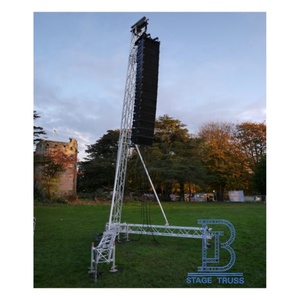 Traliccio di illuminazione dj con sistema di altoparlanti line array per eventi truss stand - Product Image 6