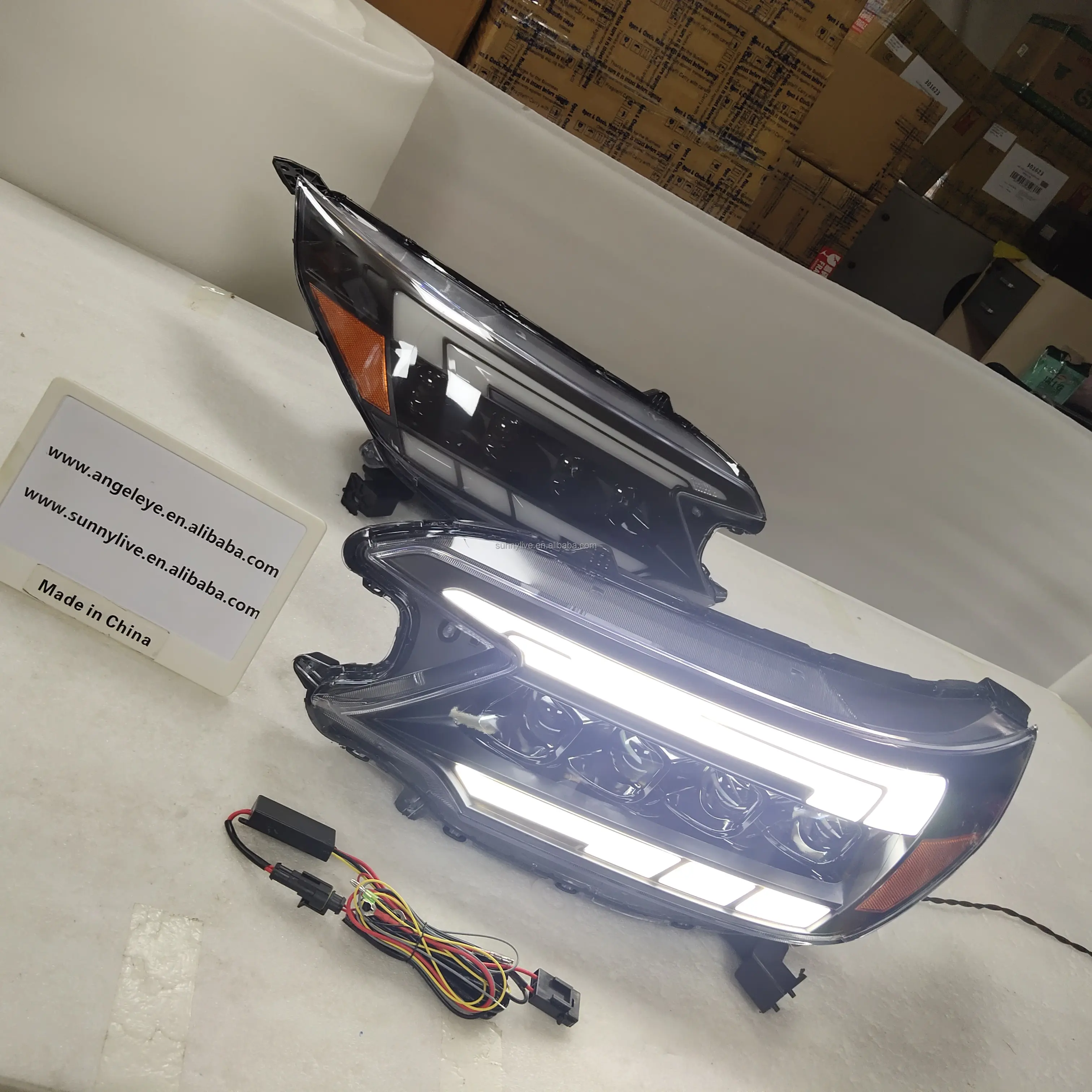 מלא led פנס CRV 2012 שנה עבור CRV LED ראש אור מקרן עדשת LD