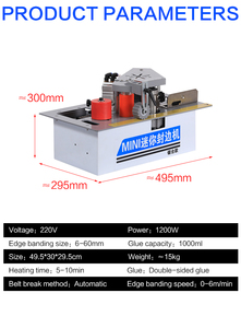 Çin'de profesyonel ahşap kenar bantlama makinesi çok fonksiyonlu masa testere - Product Image 2