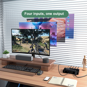 Xput High Quality 4x1 4k 60Hz <strong>Hdmi</strong> <strong>Switch</strong> DC/5V Support LPCM/Dolby/DTS 5.<strong>1</strong> Channel 3D Video Format for Video Conference - Product Image 3