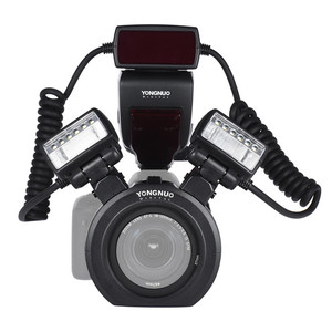 แหวนแฟลช Yn24ex มาโคร Yn24 EX E-TTL TWIN Lite สำหรับกล้อง2ชิ้นหัวแฟลช2ชิ้นวงแหวนอะแดปเตอร์4ชิ้น - Product Image 1