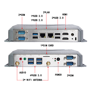 Zeroone günstiger Computer embedded fanless PC Quad Core Mini J4125 Fanless Mini PC Linux Win11 Embedded Computer - Product Image 4