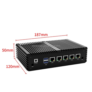 Industrial Mini Pc <strong>Desktop</strong> <strong>Computer</strong> N5105 N5905 5*i225 Lan Quad Core DDR4 HD <strong>2</strong>*COM POE Function X86 Fanless Firewall VPN Case - Product Image 5