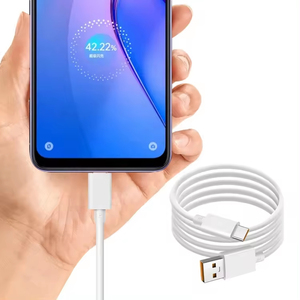 RUNCEIN fabrika fiyat 3.smart 6A tipi C kablo beyaz siyah hızlı şarj USB C cep telefon veri kablosu akıllı telefon ve daha fazlası için - Product Image 1