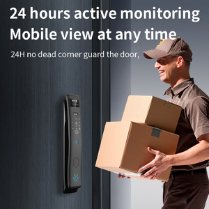 S958Max Smart Lock con Video citofono Tuya APP telecomando & Face Palm riconoscimento delle impronte digitali carta chiave codice per la casa - Product Image 4