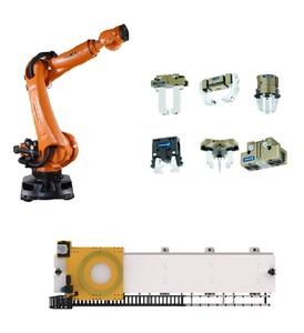 KUKA KR 90 R3100 zusätzlicher HA-Roboterarm mit CNGBS-Roboterketten-Roboter greifer zum Be-/Entladen und Übergeben - Product Image 1