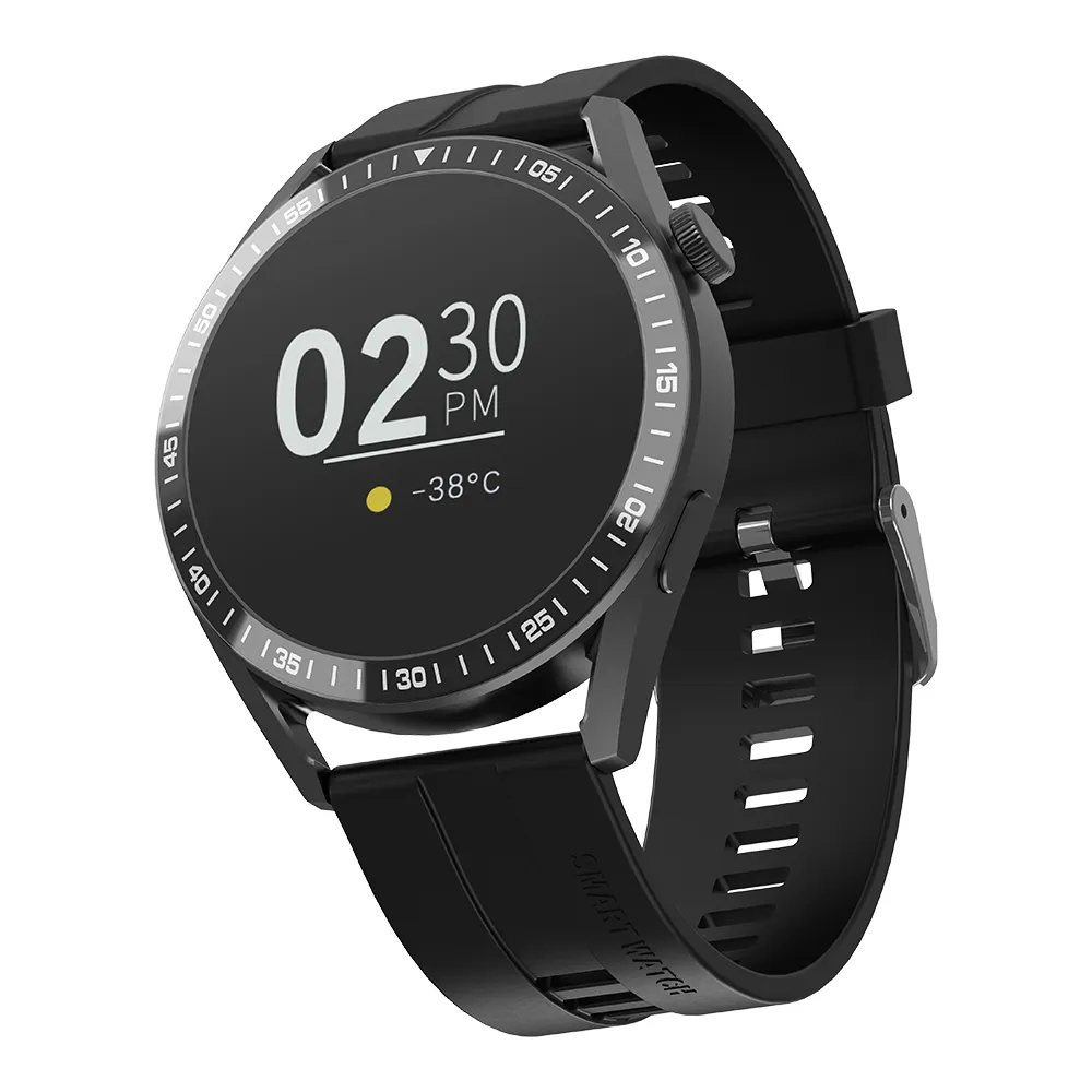 Orologio sportivo rotondo WH8-B IP67 Smartwatch WH8-B Fitness Tracker Multi-lingua Smartwatch Sport Smartwatch da uomo Dual BT Smartwatch