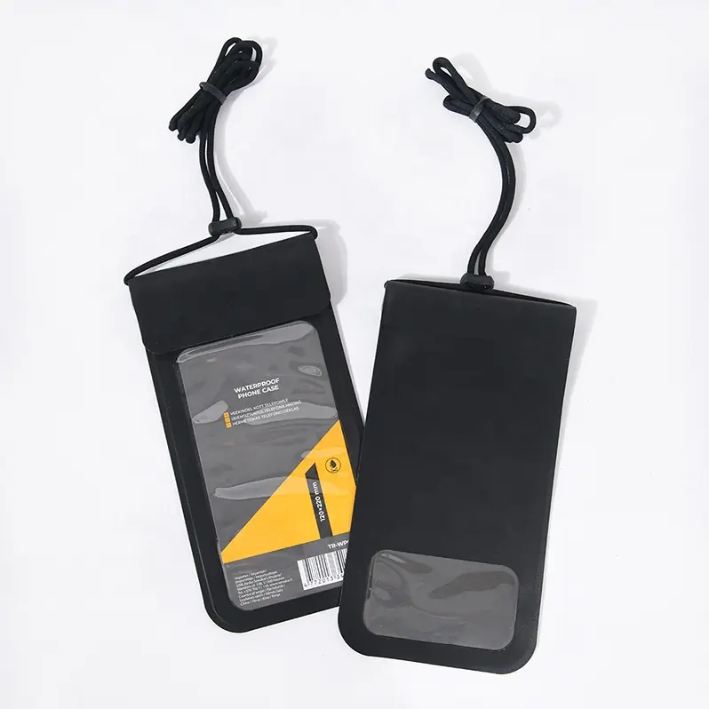 Sarung ponsel antiair PVC, kantong ponsel Universal luar ruangan, tas kering untuk ponsel