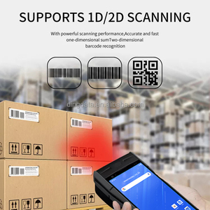 <strong>Barcode</strong> PDA With POS Terminal Printer High-definition Screen Handheld Pda <strong>Barcode</strong> Scanner With Removable Battery - Product Image 4