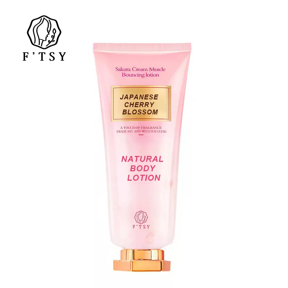 Japanese cherry blossom sakura Body Lotion Factory Supply Skin Whitening Fast Absorb Lotion Cream Winter Body Cream And Lotions