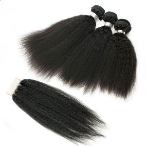 100% ยืดผม Yaki มัดผมแบบตรง10-30นิ้วมัดเป็นเส้นตรงสีตามต้องการ - Product Image 4