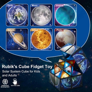 2 in 1 puzzle cube fidget toy antistress toy infinity folding puzzle cube per adulti e bambini education infinity cube - Product Image 6