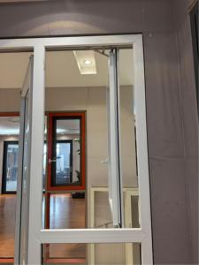 Modern <strong>Design</strong> UPVC Swaying <strong>Window</strong> with UPVC <strong>Frame</strong> and Stainless Steel Screen Netting Swing Open <strong>Style</strong> - Product Image 3
