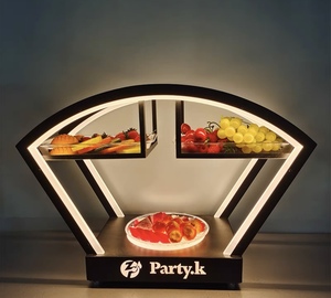 Nhà Máy Nhà sản xuất tùy chỉnh Snack thực phẩm phục vụ khay trái cây sáng LED chiếu sáng trang trí cho Câu lạc bộ đêm khách sạn Thanh KTV - Product Image 1