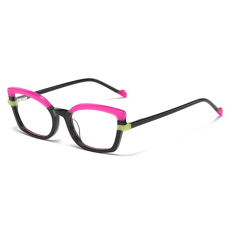 C1 Glossy black with pink