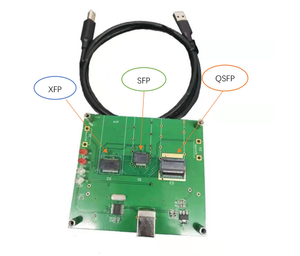SFP Programmer for Transceiver Module SFP / XFP/ SFP+/SFP28/QSFP+/QSFP28 EEPROM Write/ Read/Coding Board China Factory