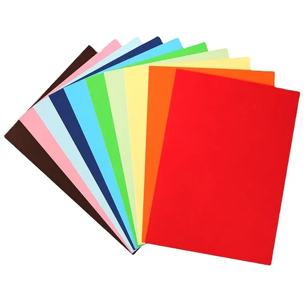 Envoltura de cartón en relieve de color personalizado directo al por mayor papel de Color de tamaño A4 colorido de alta calidad para manualidades DIY