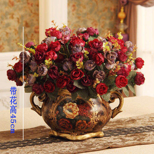 แจกันดอกไม้แบบสองหูขนาดเล็ก